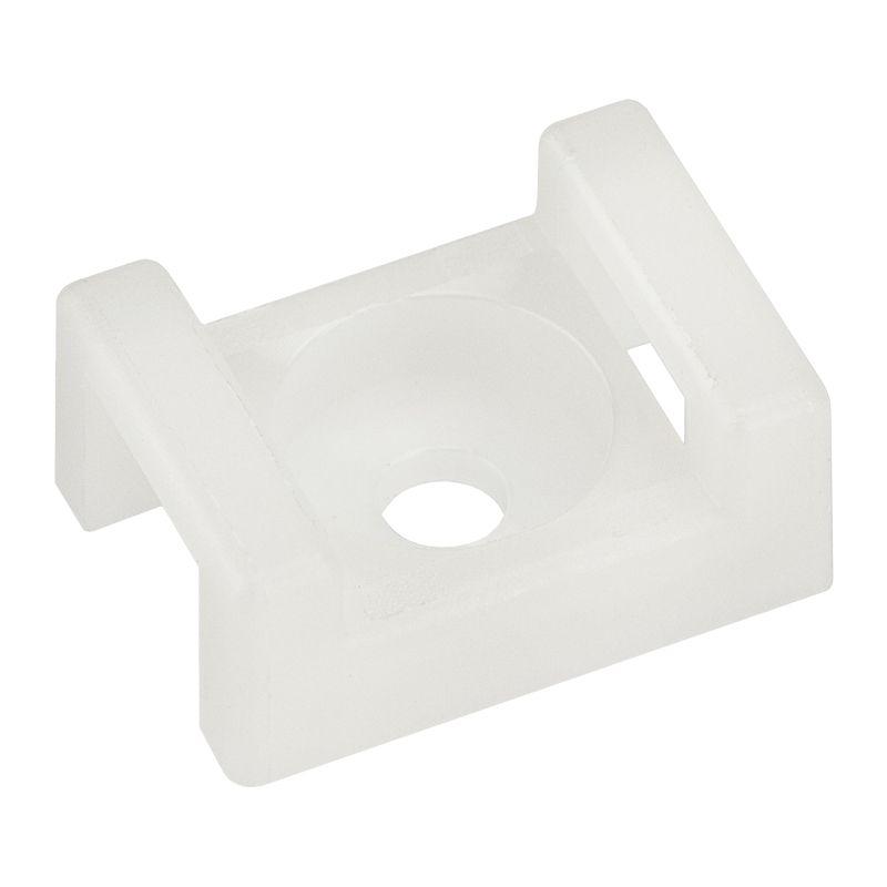 Площадка для крепления стяжки 22х16мм (ПС-2) бел. (уп.10шт) Rexant 07-2102-10