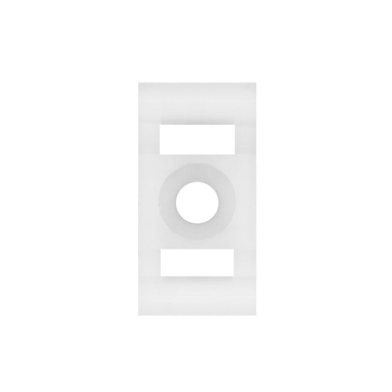 Площадка для крепления стяжки 29х15мм (ПС-2) бел. (уп.100шт) Rexant 07-2104