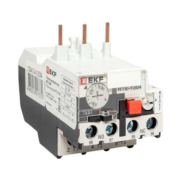 Реле тепл. РТЭ 1304 0.4-0.63А EKF rel-1304-0.4-0.63
