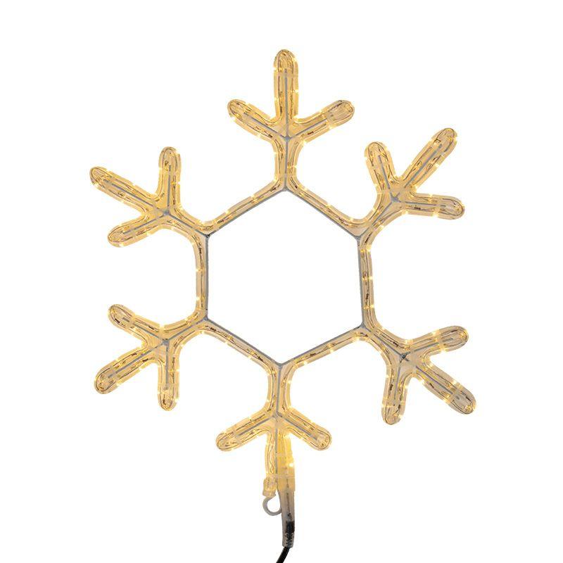 Фигура светодиодная "Снежинка" 45х38см LED тепл. бел. 12Вт 220В IP65 дюралайт Neon-Night 501-212