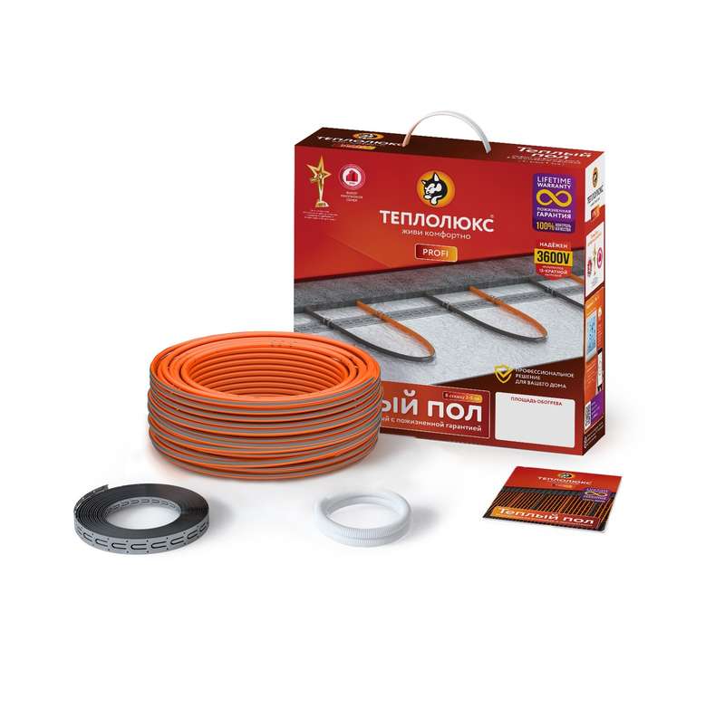 Комплект "Теплый пол" (кабель) ProfiRoll 129.0м/2250Вт Теплолюкс 100035717600