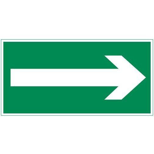 Знак "СТРЕЛКА" 300х150мм для аварийно-эвакуационного светильника Vision/Giant VARTON V5-EM03-60.003.013