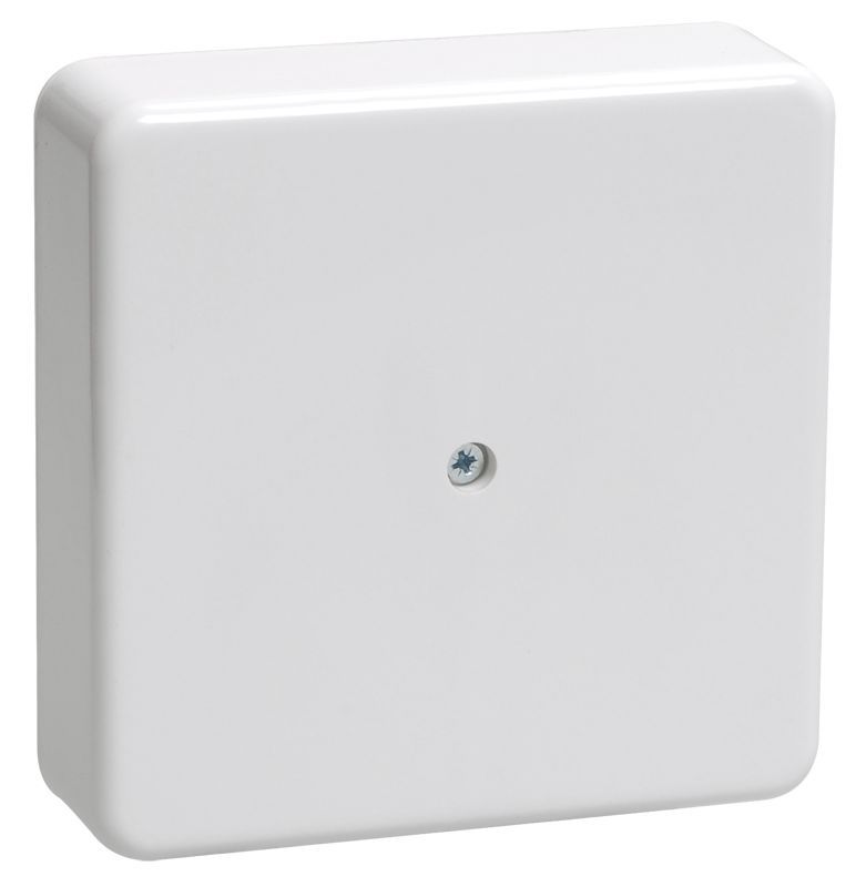 Коробка распаячная ОП КМ 75х75х20 бел. IEK UKO10-075-075-020-K01-E