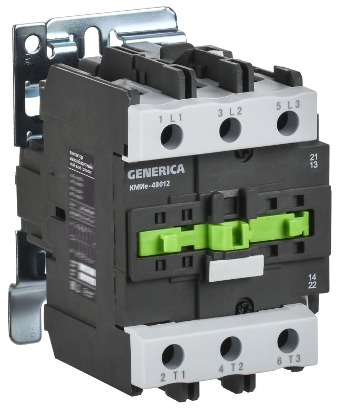 Контактор КМИе-48012 80А 230В/АС3 1НО 1НЗ GENERICA KKME41-080-230-11