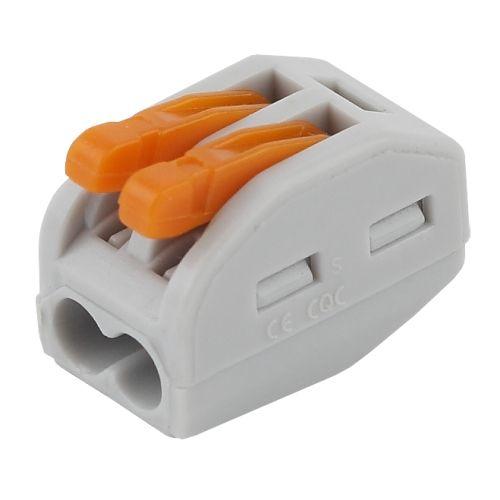 Клемма строительно-монтажная СМК 412 NO-222-25 2-проводная 0.08-2.5кв.мм с рычагом (уп.2шт) Эра Б0033399