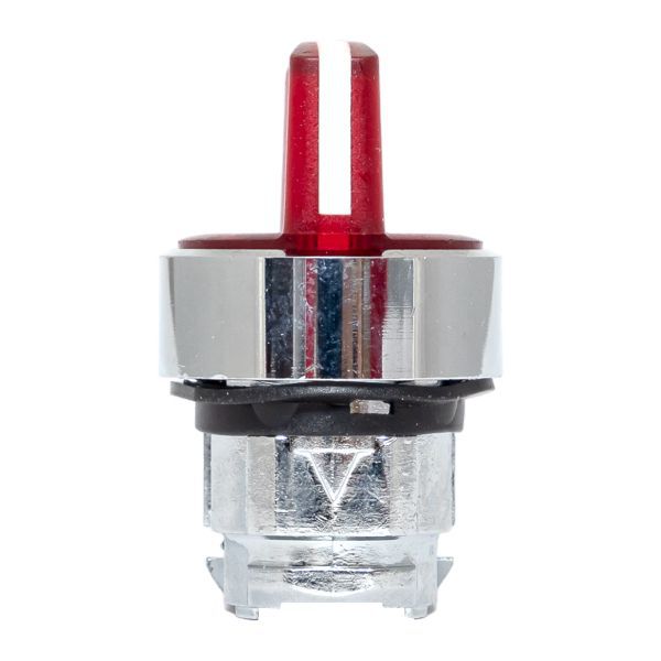 Механизм переключателя исполнительный ХB4 красн. на 3 положения возвратный без фиксации с подсветкой с короткой ручкой PROxima EKF XB4BD3L-R