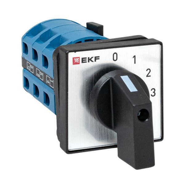 Переключатель кулачковый ПК-1-102 2п 25А "0-1-2-3" EKF pk-1-102-25