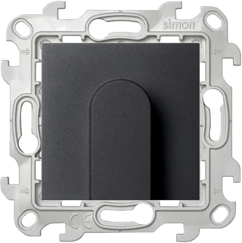 Вывод кабеля СП Simon24 IP20 графит Simon 2410801-038