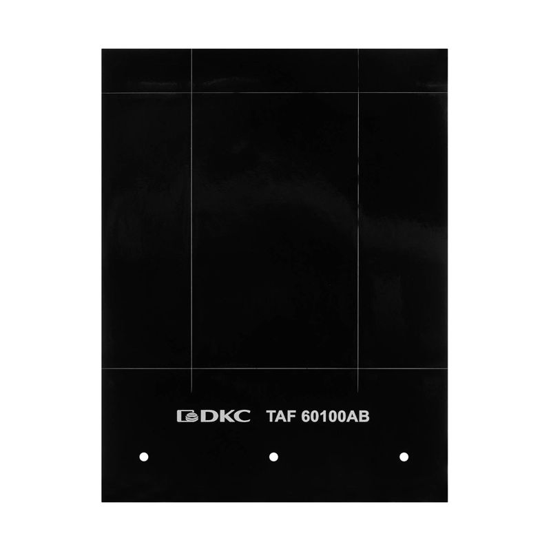 Табличка гибкая для маркировки оболочек клейкое основание винил черн. (уп.10шт) DKC TAF60100AB