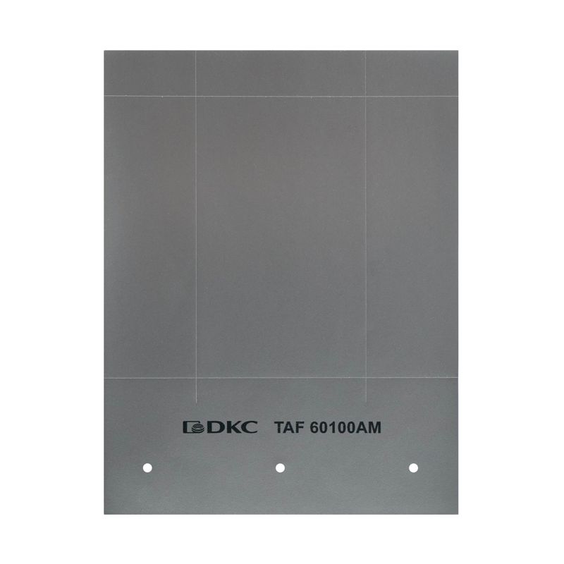 Табличка гибкая для маркировки оболочек клейкое основание винил металлик (уп.10шт) DKC TAF60100AM