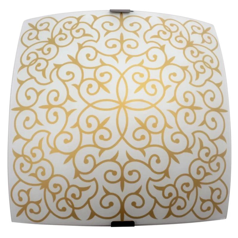 Светильник НПБ 09-60-003 М83 "Восточный стиль" 300х300 матов. зол./клипсы штамп метал. (инд. упак.) Элетех 1005205119