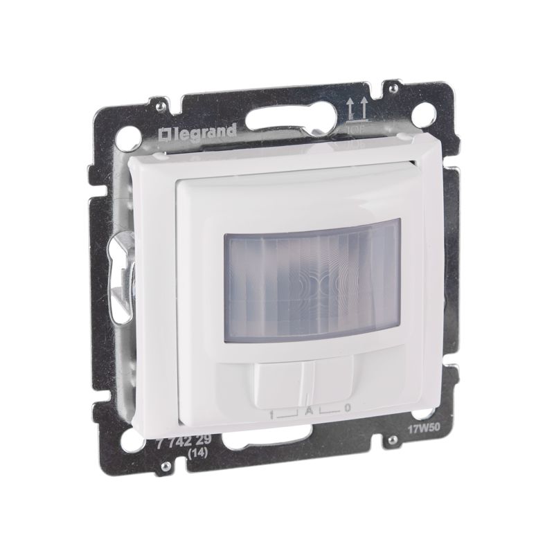 Датчик движения Valena 130град. 1000Вт с нейтралью ручн. упр. бел. IEK 774229