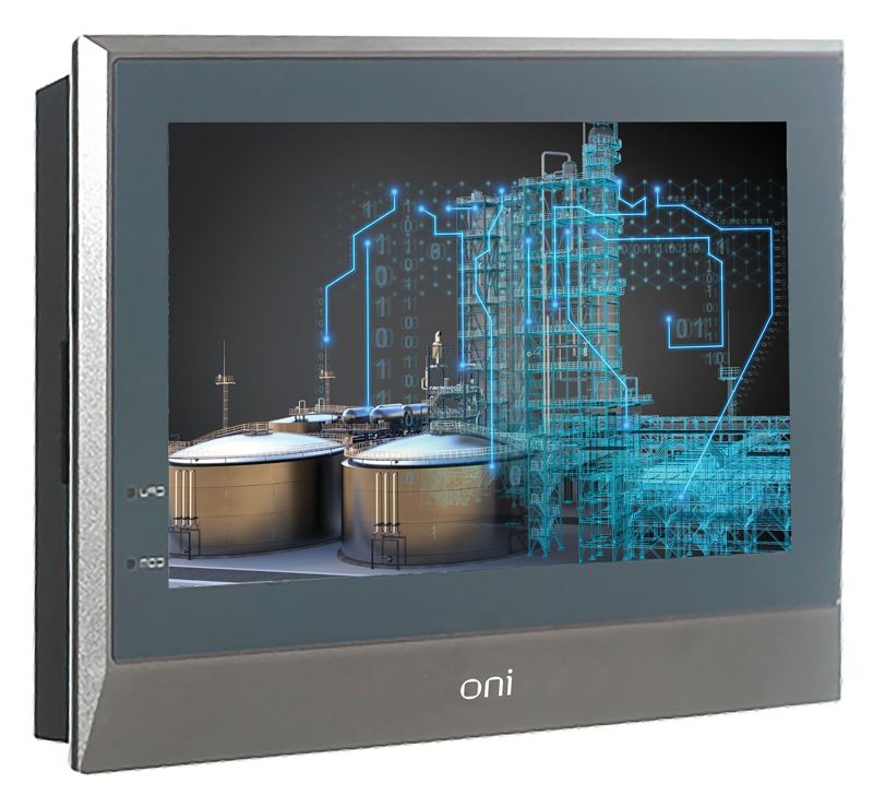 Панель оператора ETG 7дюйм базовая металлический корпус ONI ETG-A8TS-HSSN-P-070