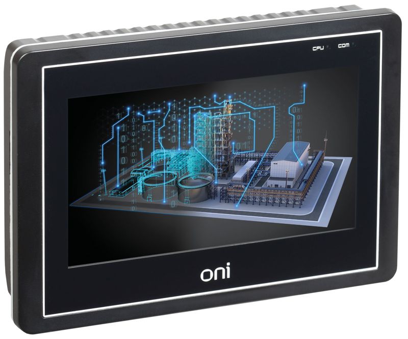 Панель оператора ETG 7дюйм с высок. разрешен. пласт. корпус ONI ETG-A8TH-HSSE-S-070