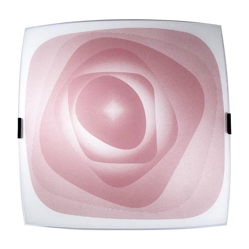 Светильник НПБ 09-60-003 М83 "Колорика Хелен" 300х300 матов. бел./роз./клипсы штамп метал. (инд. упак.) Элетех 1030450404
