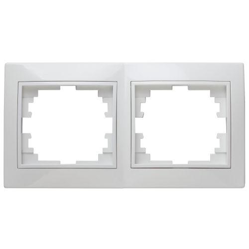 Рамка 2-м СП Plano 1-502-01 гор. бел. Intro Б0027625