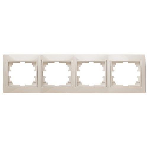 Рамка 4-м СП Plano 1-504-02 гор. сл. кость Intro Б0027630