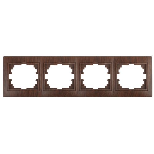 Рамка 4-м СП Plano 1-504-10 гор. венге Intro Б0030104