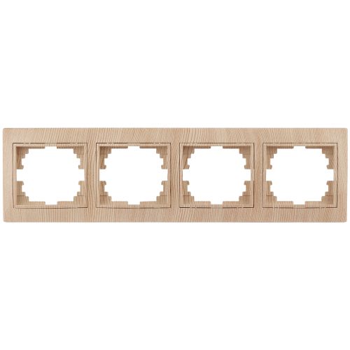 Рамка 4-м СП Plano 1-504-11 гор. сосна Intro Б0030105