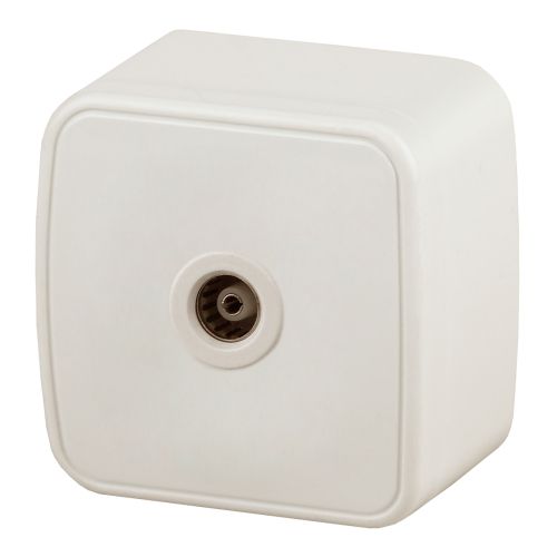 Розетка телевизионная одиночная TV ОП Polo 3-301-02 IP20 сл. кость Intro Б0036133