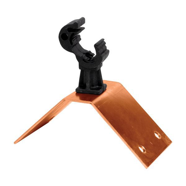 Держатель кровельный на конек с пластиковым фиксатором Cu PROxima EKF lp-42210-cu