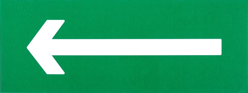 Этикетка самоклеящаяся "Направляющая стрелка" ДПА IP20/54 IEK LPC10-1-24-09-STR