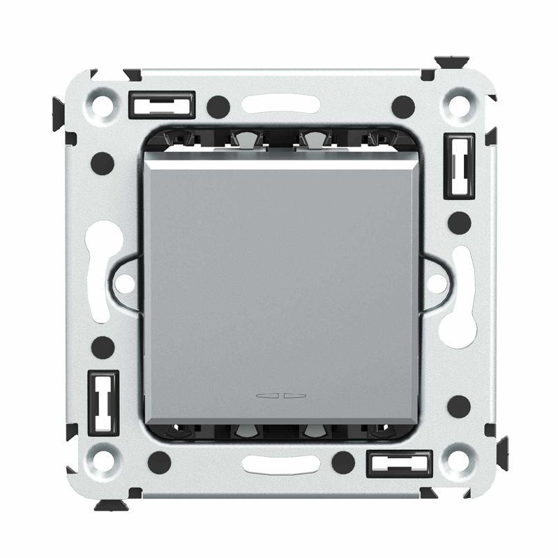 Инвертор 1-кл. 2мод. СП Avanti "Закаленная сталь" 16А сер. DKC 4404123