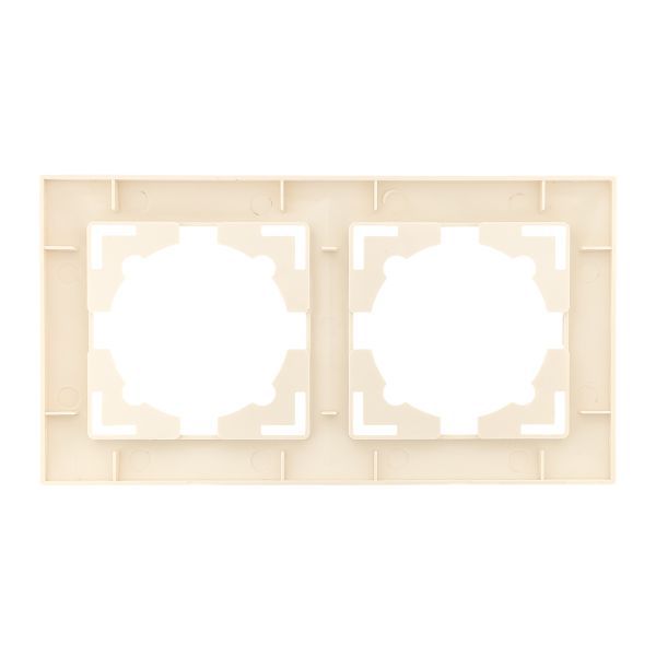 Рамка 2-м Валенсия крем. PROxima EKF EWM-G-302-20