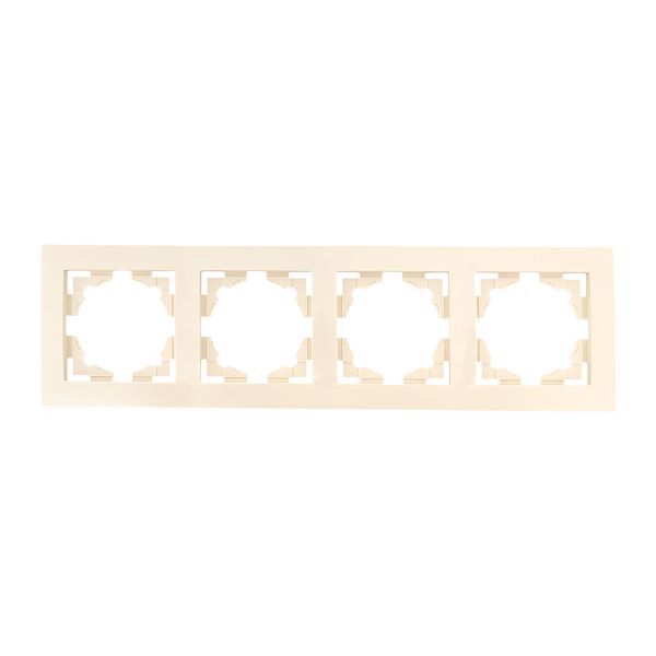 Рамка 4-м Валенсия крем. PROxima EKF EWM-G-304-20