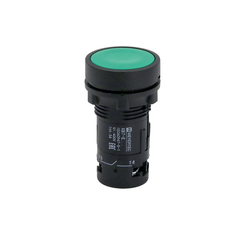 Кнопка плоская 1NO+1NC IP54 пластик MTB7-EA35 зел. ОВЕН 132683