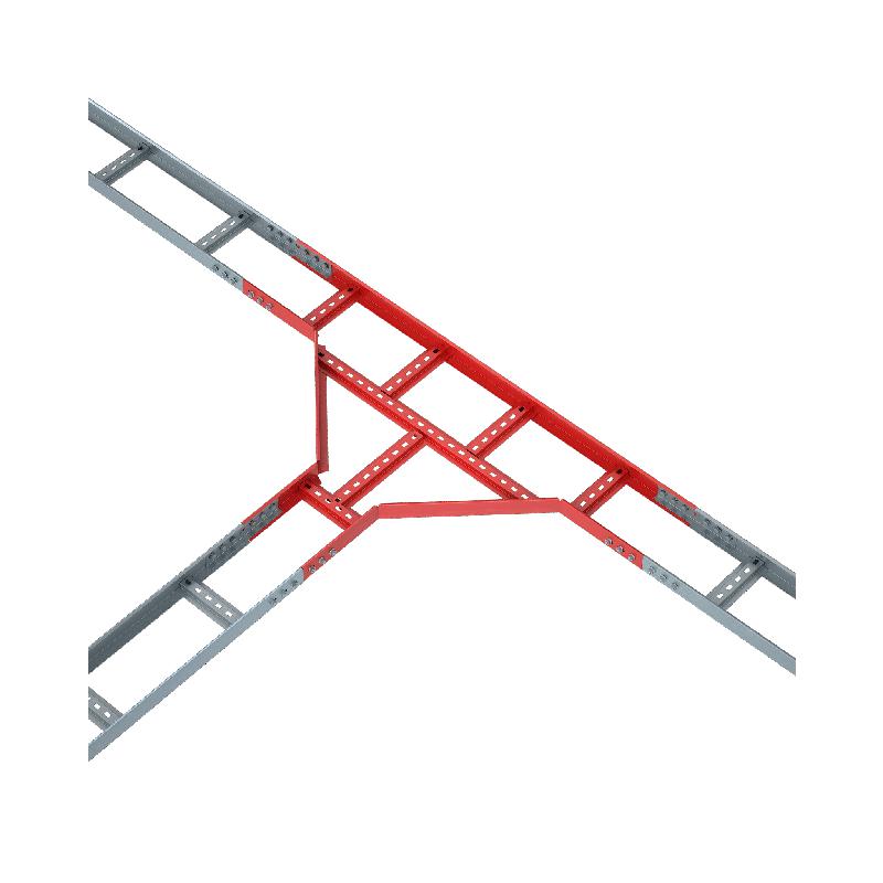 Отвод для лотка Т-образ. лестн. 100х100 сталь 1.5мм LTD100-100-1.5 КМ LO7464