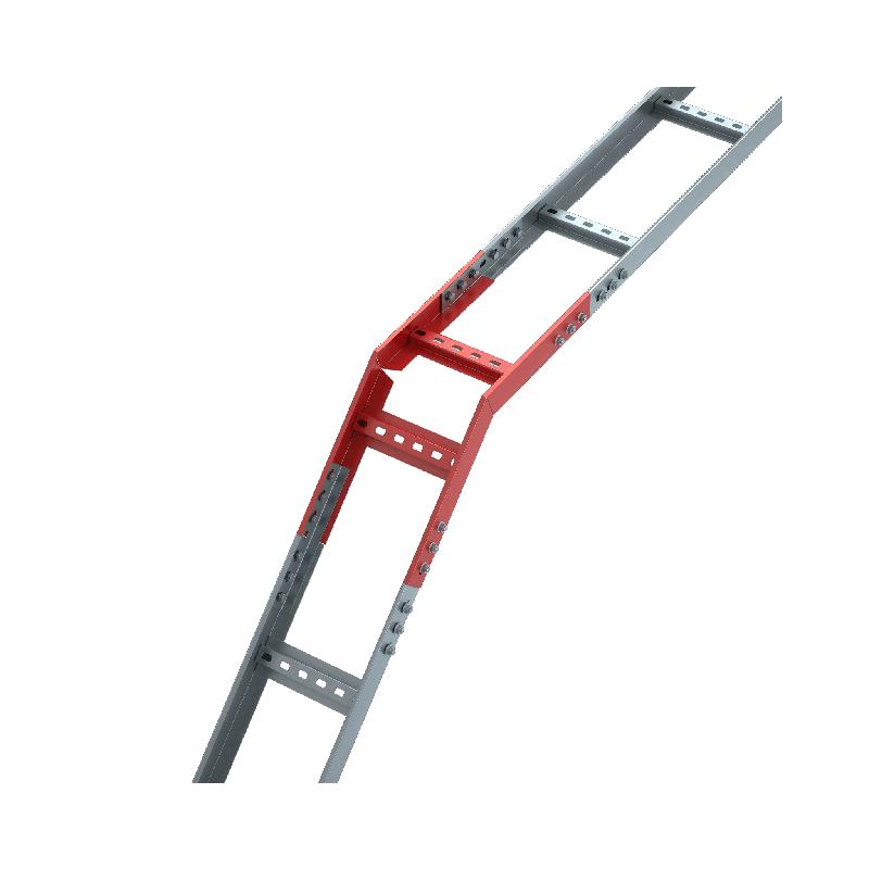 Угол для лотка вертикальный внешний лестн. 45град. 150х100 сталь 1.2мм LVL45-100-150-1.2 HD КМ LO5139