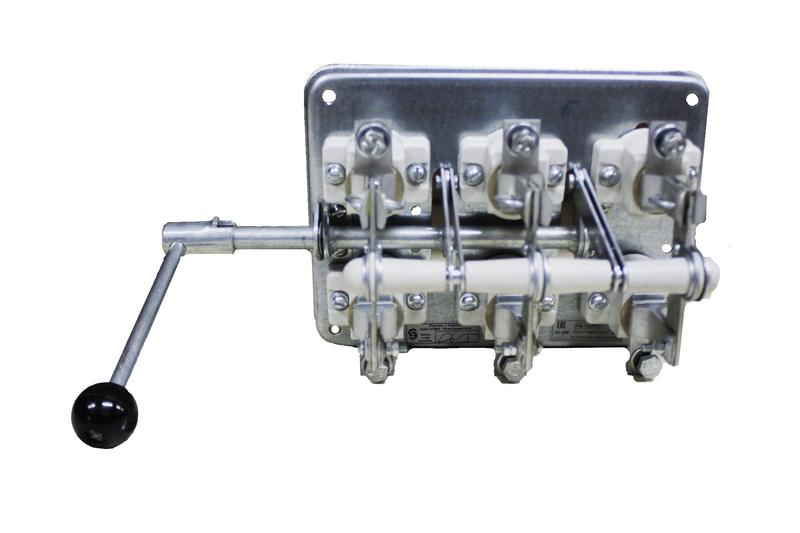 Рубильник РБ-31 100А левый Электрофарфор ЦБ-00004783