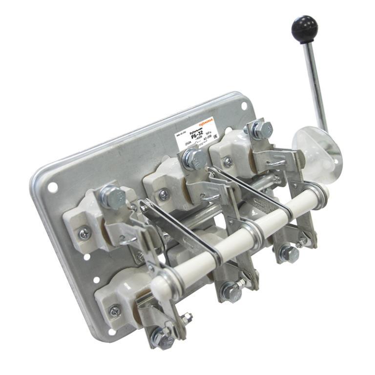 Рубильник РБ-32 250А (левый) Электрофарфор 00003742