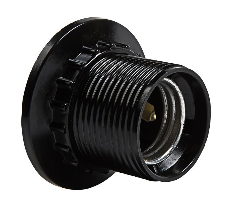 Патрон E27 Н12РП-01 E27 карболитовый с прижимным кольцом IN HOME 4690612032214