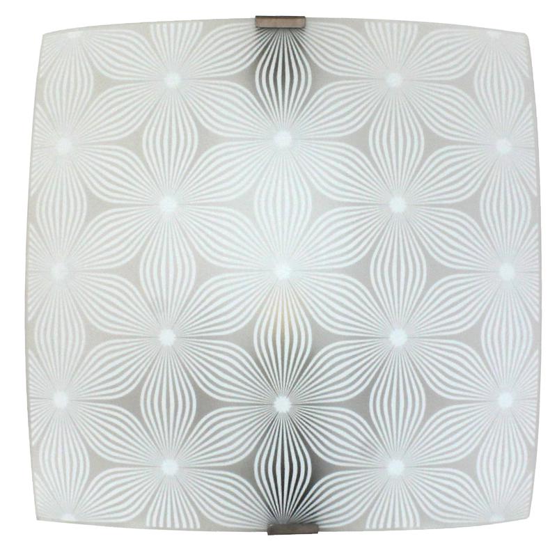 Светильник НПБ 09-60-003 М83 "Васильки" 300х300 матов. бел./клипсы штамп метал. (инд. упак.) Элетех 1005209265