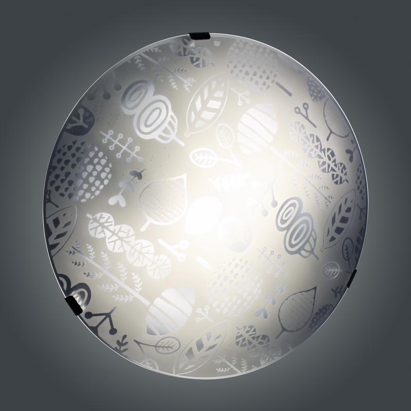 Светильник НПБ 01-2х60-139 М16 "Лужок" 300 матов. бел./клипсы штамп метал. (инд. упак.) Элетех 1005209258