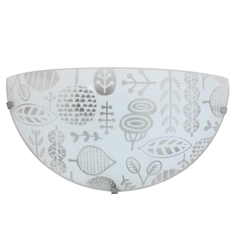 Светильник НББ 21-60 М19 "Лужок" 300/2 матов. бел./клипсы штамп метал. (инд. упак.) Элетех 1005209256