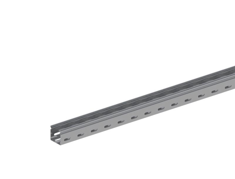 Лоток монтажный прямой замковый перфорированный 50х50 L2000 сталь 1мм ЛППЗ.50.50.2000.1.1 СОЭМИ Н0121131321