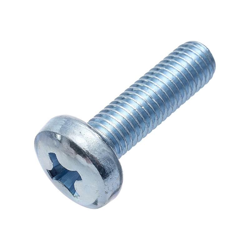 Винт с полукруглой головкой М4х12 DIN 7985 класс прочн. 4.8 цинк (пакет) (уп.300шт) СТРОЙМЕТИЗ UTORM3101238