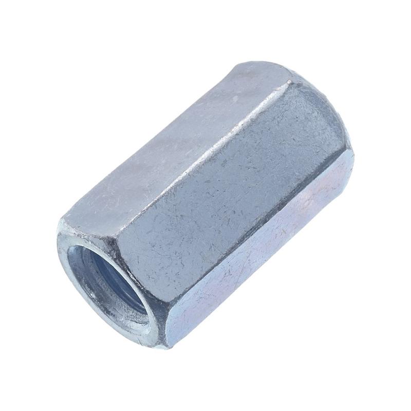 Гайка соединительная М16 DIN 6334 класс прочн. 4.8 цинк (уп.5шт) пакет СТРОЙМЕТИЗ UTORM3050098