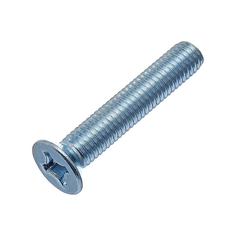 Винт с потайной головкой М4х12 DIN 965 класс прочн. 4.8 цинк (пакет) (уп.500шт) СТРОЙМЕТИЗ UTORM3090627