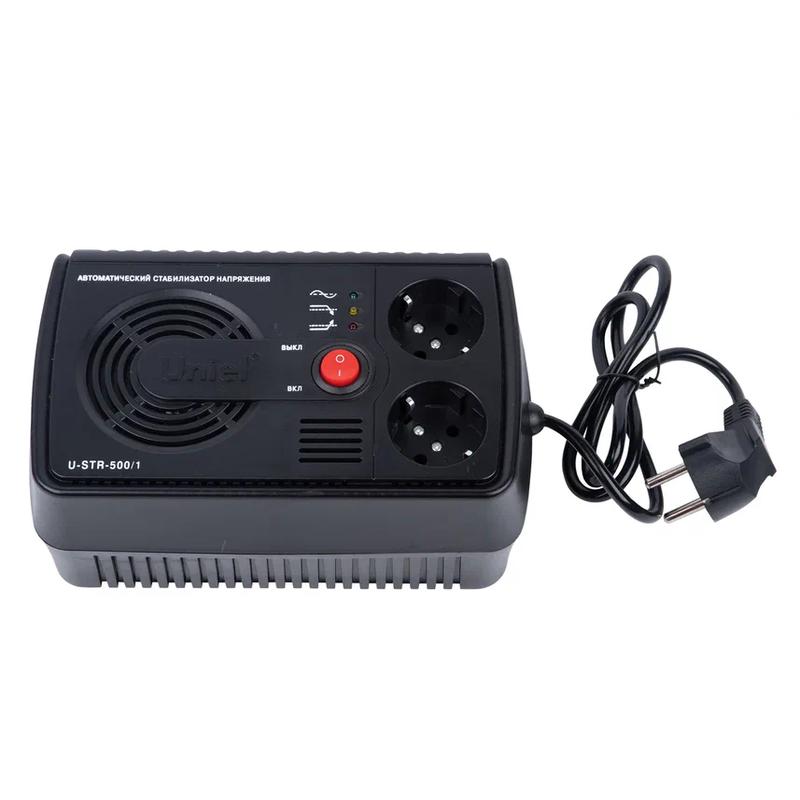 Стабилизатор напряжения U-STR-500/1 Standard Courage 500В.А Uniel 09619