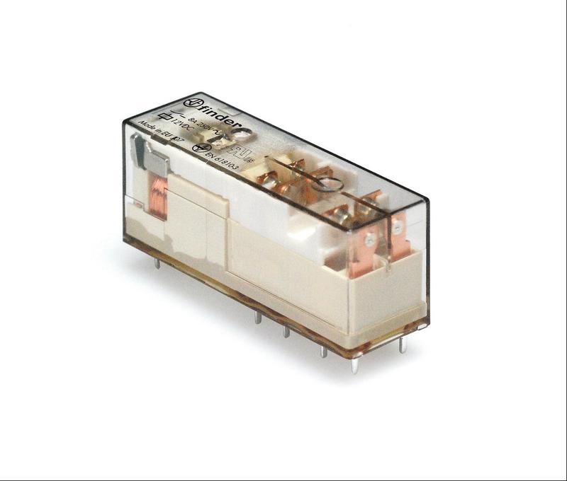 Реле безопасности электромеханич. (реле с принудительным управлением контактами) 2NO + 2NC 110В DC FINDER 501491104220