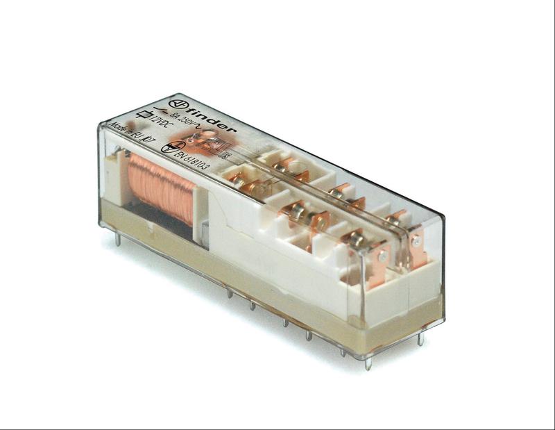 Реле безопасности электромеханич. (реле с принудительным управлением контактами) 4NO + 2NC 48В DC FINDER 501690485420