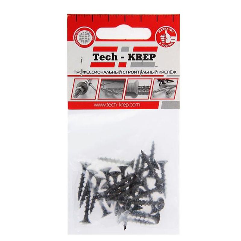 Саморез гипсокартон-дерево 3.8х25 (пакет) (уп.30шт) Tech-Krep/Zitar 102370