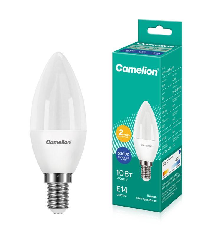 Лампа светодиодная LED10-C35/865/E14 10Вт 220В Camelion 13563