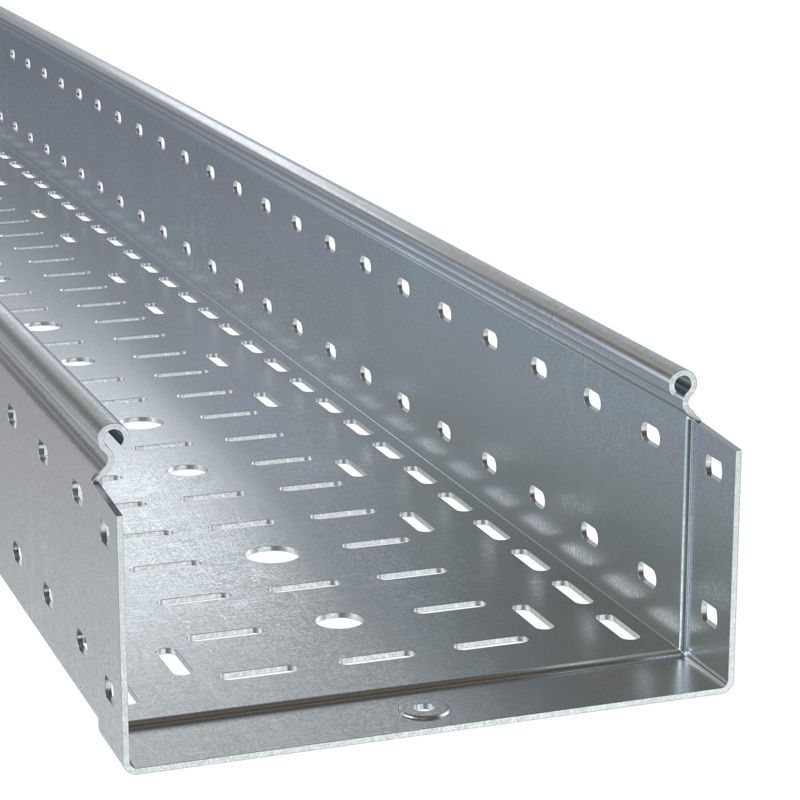 Лоток листовой перфорир. 100х600 L4000 2.0мм цинк-ламель DKC SPH40160ZL