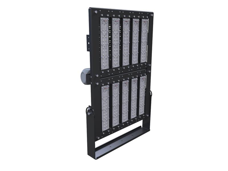 Светильник светодиодный LAD LED R500-10-120-6-700L 700Вт IP67 5000К 96109лм 100-305В КСС типа "Д" крепление на лире бел. ЛАДзавод LADLED10LS6700L