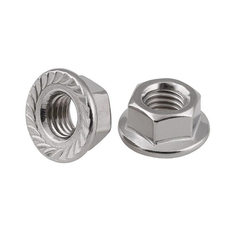 Гайка шестигранная с фланцем М8 DIN 6923 оцинк. (уп.200шт) Zitar 141612